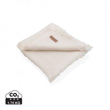 Logo trade business gifts image of: Ukiyo Aware™ Polylana® woven blanket 130x150cm