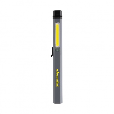 Logo trade business gift photo of: Gear X RCS recycled plastic USB rechargeable pen light
