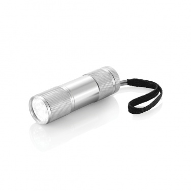 Logo trade promotional giveaways image of: Quattro aluminium torch