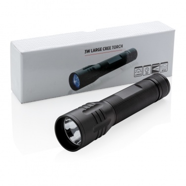 Logo trade advertising products image of: 3W large CREE torch
