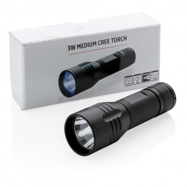 Logo trade promotional gifts image of: 3W medium CREE torch
