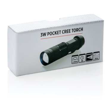 Logo trade corporate gifts image of: 3W pocket CREE torch