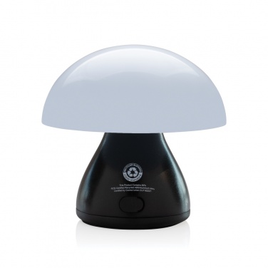 Logo trade promotional giveaways picture of: Luming RCS recycled plastic USB re-chargeable table lamp