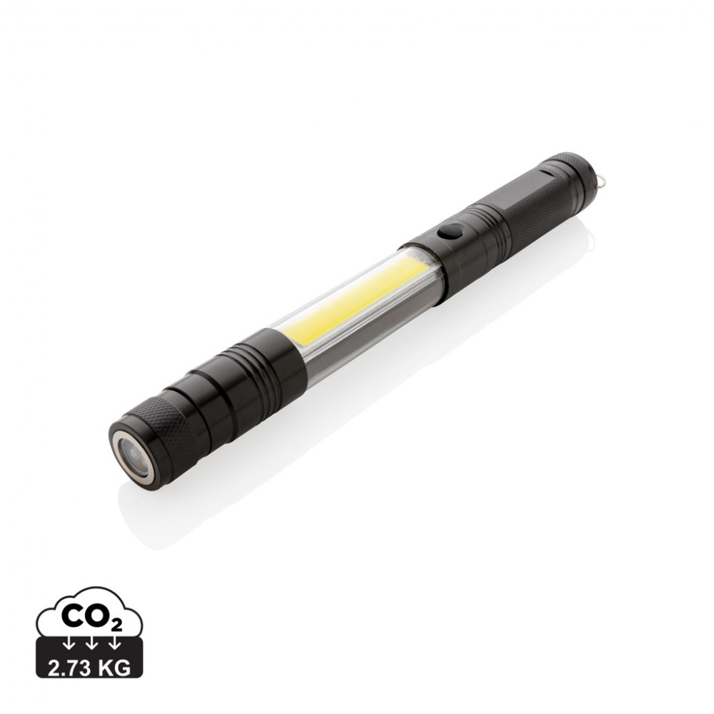 Logotrade promotional item picture of: Large telescopic light with COB