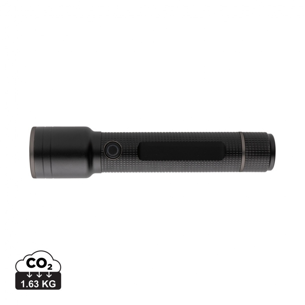 Logotrade promotional gift image of: Gear X RCS recycled aluminum USB-rechargeable torch large
