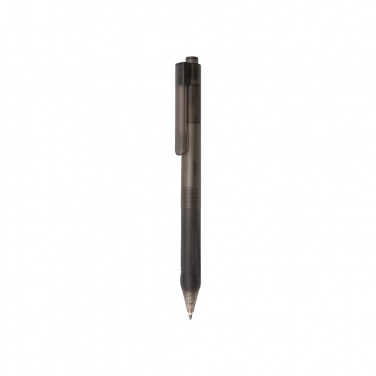 Logotrade business gifts photo of: X9 frosted pen with silicone grip