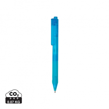 Logotrade promotional items photo of: X9 frosted pen with silicone grip