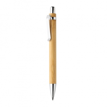 Logo trade corporate gifts image of: Pynn bamboo infinity pen