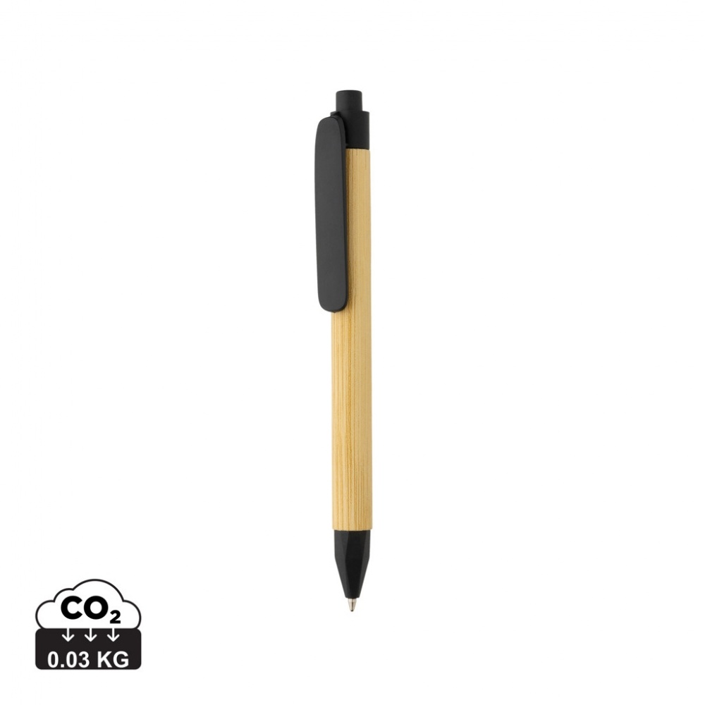 Logo trade promotional gifts picture of: Write responsible recycled paper barrel pen