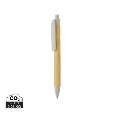 Logo trade corporate gift photo of: Write responsible recycled paper barrel pen