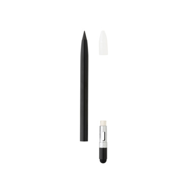 Logo trade promotional products picture of: Aluminum inkless pen with eraser