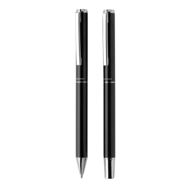 Logo trade promotional gift photo of: Swiss Peak Cedar RCS certified recycled aluminum pen set