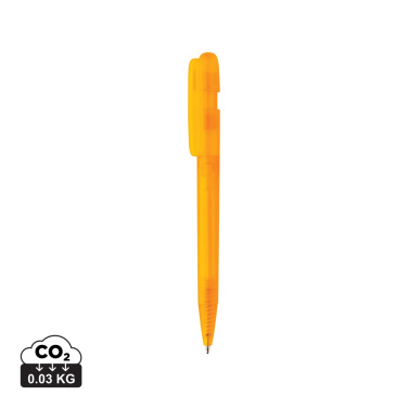 Logo trade promotional items picture of: Devin GRS certified RABS pen transparent