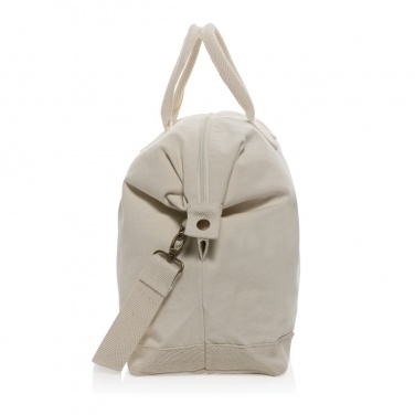 Logo trade promotional items picture of: Kezar AWARE™ 500 gsm recycled canvas deluxe weekend bag