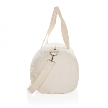 Logo trade promotional merchandise photo of: Impact Aware™ 285gsm rcanvas duffel bag undyed