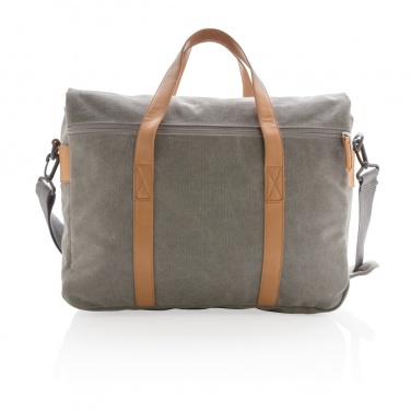 Logotrade promotional product image of: Canvas laptop bag PVC free