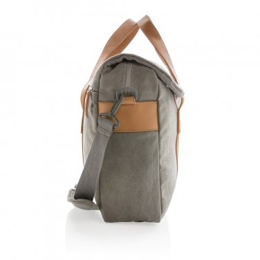 Logo trade business gift photo of: Canvas laptop bag PVC free