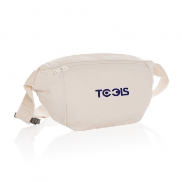 Logo trade promotional giveaway photo of: Impact AWARE™ 285gsm rcanvas hip bag undyed