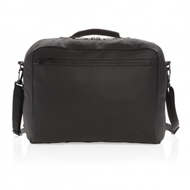 Logo trade promotional merchandise picture of: Fashion black 15.6" laptop bag PVC free
