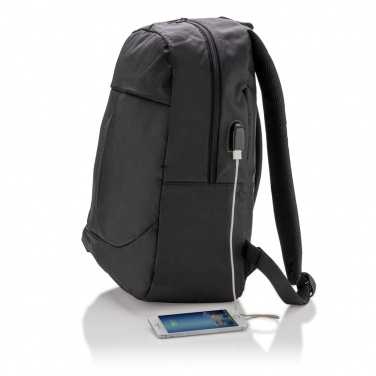 Logo trade promotional giveaway photo of: Power USB laptop backpack