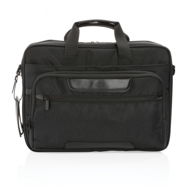 Logotrade promotional giveaway image of: Swiss Peak AWARE™ RPET Voyager 15.6" laptop bag