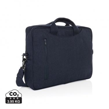 Logo trade advertising products picture of: Laluka AWARE™ recycled cotton 15.4 inch laptop bag