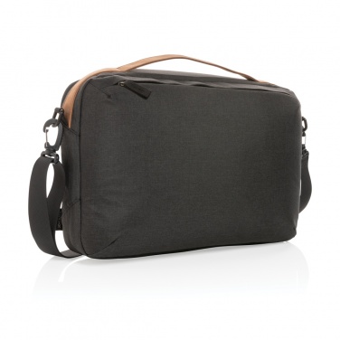 Logo trade promotional giveaways image of: Impact AWARE™ 300D two tone deluxe 15.6" laptop bag