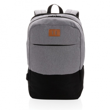 Logo trade business gifts image of: Modern 15.6" USB & RFID laptop backpack PVC free