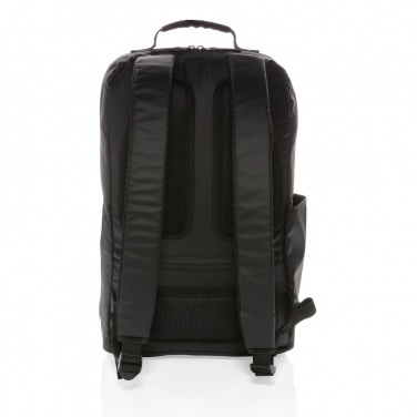 Logo trade business gift photo of: Fashion black 15.6" laptop backpack PVC free