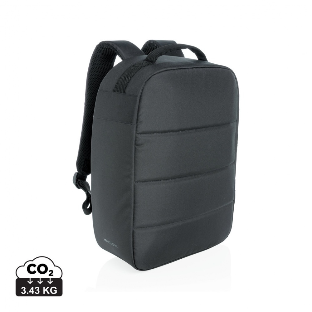 Logotrade promotional gift picture of: Impact AWARE™ RPET anti-theft 15.6" laptop backpack