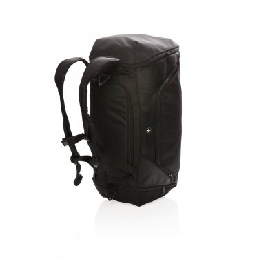 Logo trade promotional items picture of: Swiss Peak RFID sports duffel & backpack