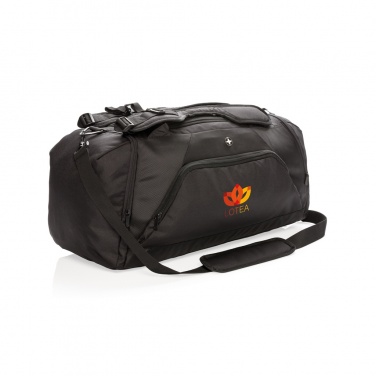Logotrade promotional items photo of: Swiss Peak RFID sports duffel & backpack