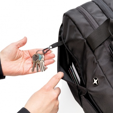 Logotrade promotional giveaways photo of: Swiss Peak RFID duffle with suitcase opening