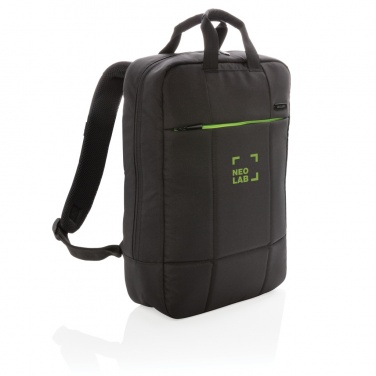 Logotrade promotional giveaway image of: Soho business RPET 15.6" laptop backpack PVC free