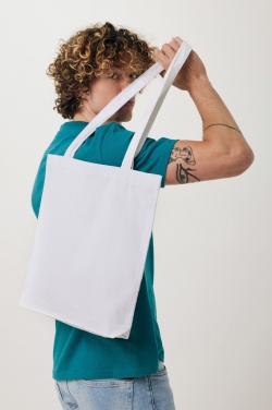 Logo trade promotional giveaway photo of: Impact AWARE™ recycled cotton tote 330 gsm