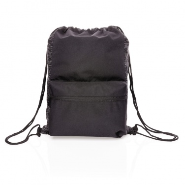 Logo trade promotional product photo of: AWARE™ RPET Reflective drawstring backpack