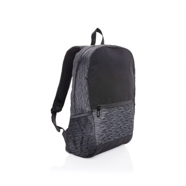 Logotrade promotional product picture of: AWARE™ RPET Reflective laptop backpack