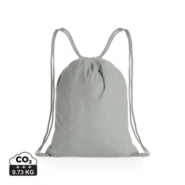 Logotrade promotional items photo of: Impact AWARE™ recycled cotton drawstring backpack 145g