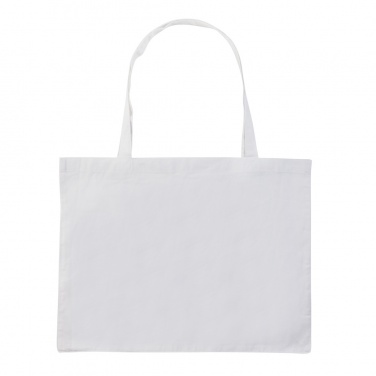 Logo trade corporate gift photo of: Impact AWARE™ Recycled cotton shopper 145g