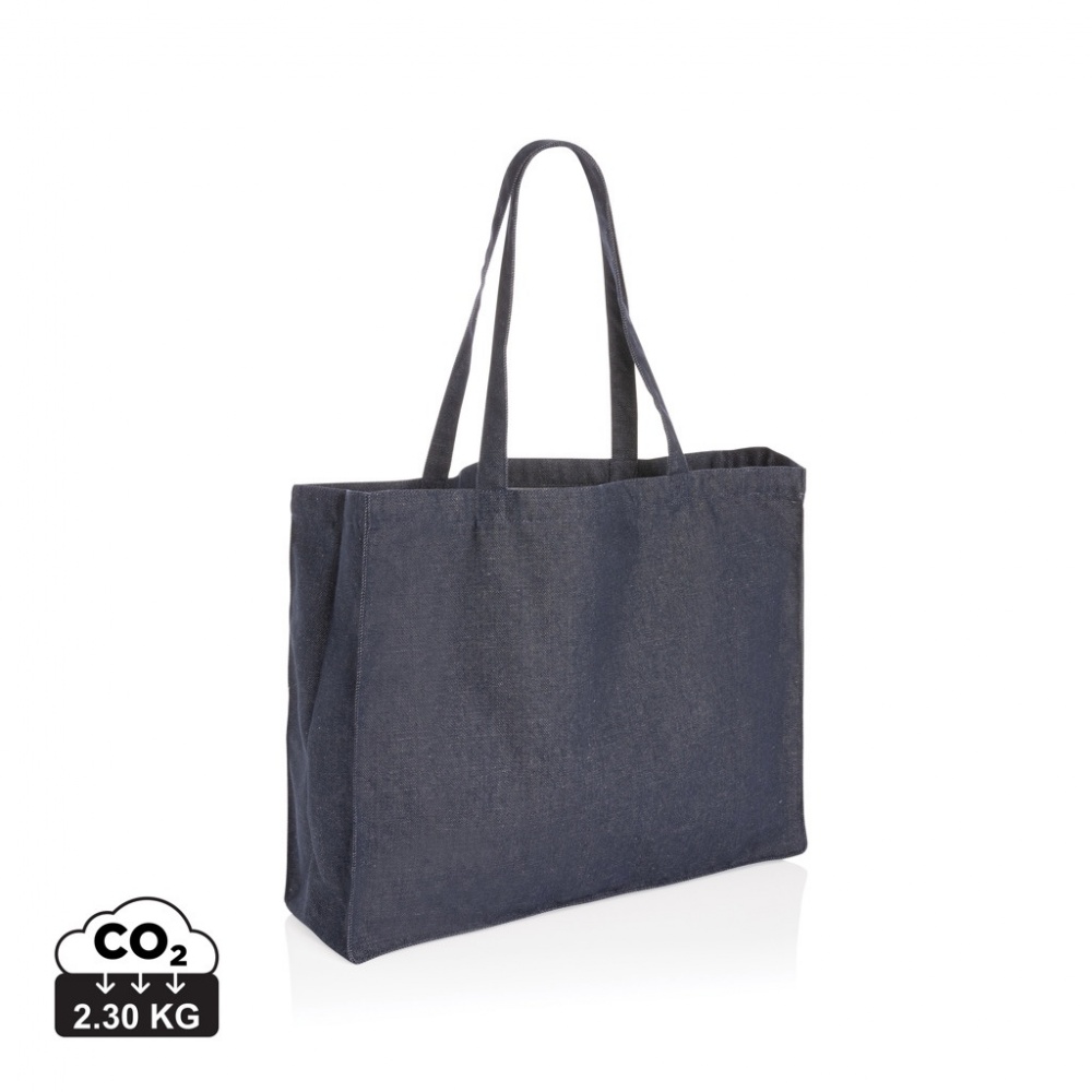 Logo trade promotional merchandise picture of: Impact AWARE™ recycled denim shopper