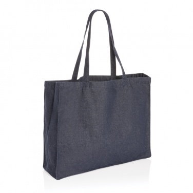 Logo trade advertising product photo of: Impact AWARE™ recycled denim shopper