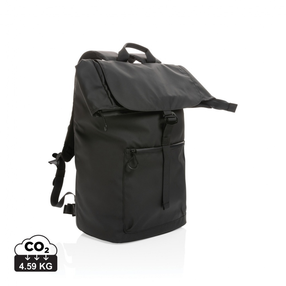 Logo trade promotional giveaways image of: Impact AWARE™ RPET water resistant 15.6" laptop backpack
