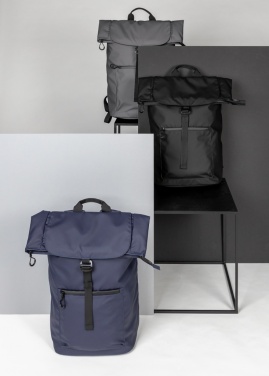 Logo trade corporate gifts picture of: Impact AWARE™ RPET water resistant 15.6" laptop backpack