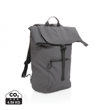 Logo trade promotional gifts image of: Impact AWARE™ RPET water resistant 15.6" laptop backpack