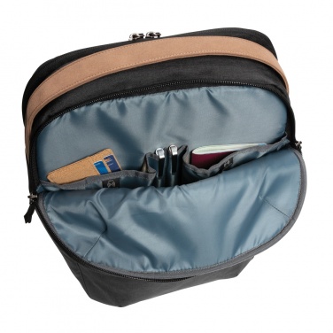 Logotrade promotional product image of: Impact AWARE™ 300D two tone deluxe 15.6" laptop backpack