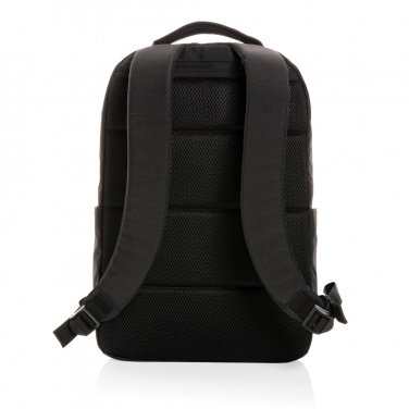 Logo trade corporate gifts image of: Swiss Peak Brooke AWARE™ RPET daily 15.6" laptop backpack
