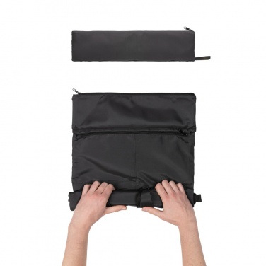 Logotrade promotional giveaways photo of: Dillon AWARE™ RPET lightweight foldable backpack