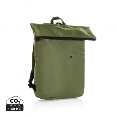 Logo trade promotional product photo of: Dillon AWARE™ RPET lightweight foldable backpack