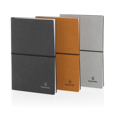 Logotrade promotional gift picture of: A5 recycled leather notebook