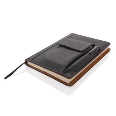 Logotrade promotional items photo of: Notebook with phone pocket